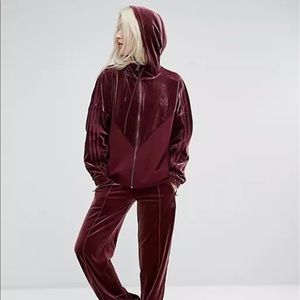 ADIDAS VELOUR JACKET